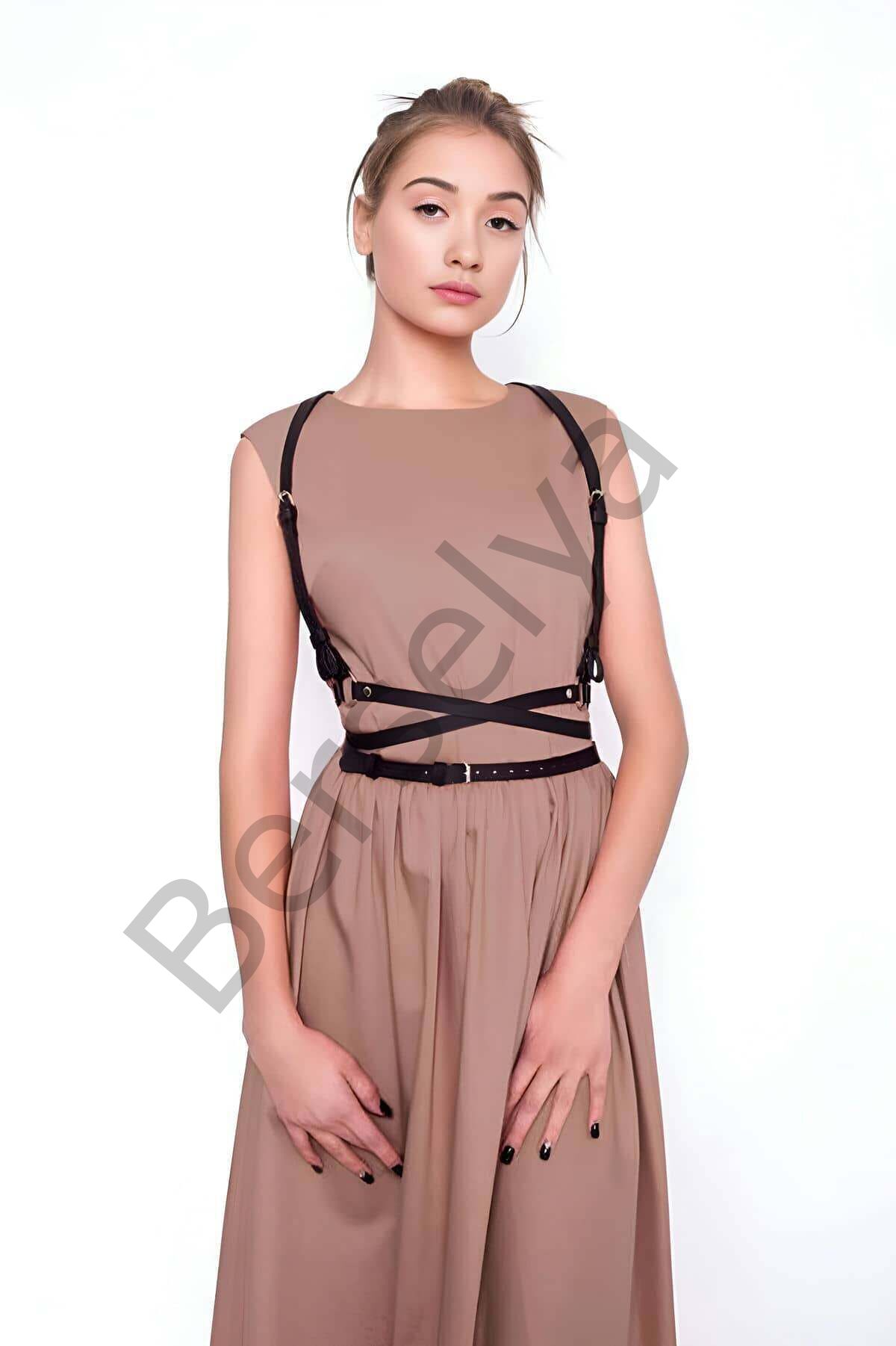 Elbise Üstü Deri Aksesuar - Brf172