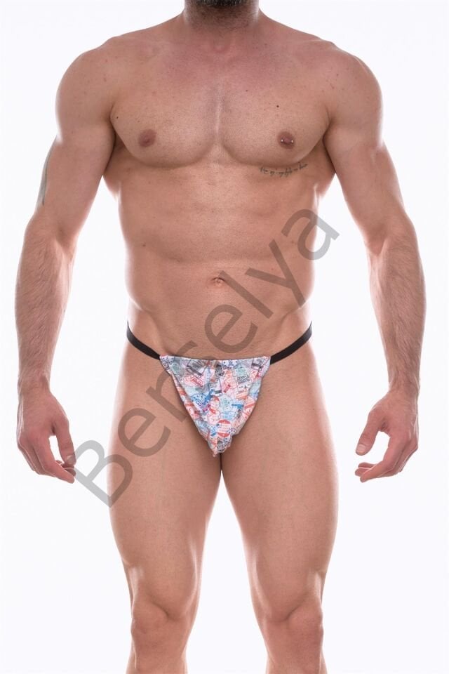 Erkek  Desenli String Çamaşır