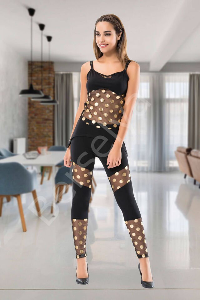 Askılı Kadın Tayt Takım 1501