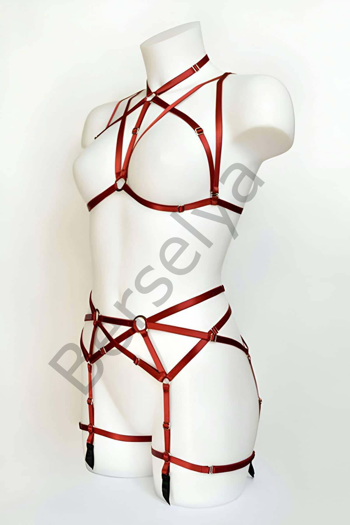 Seksi İç Çamaşırı Harness Takım - Brf161
