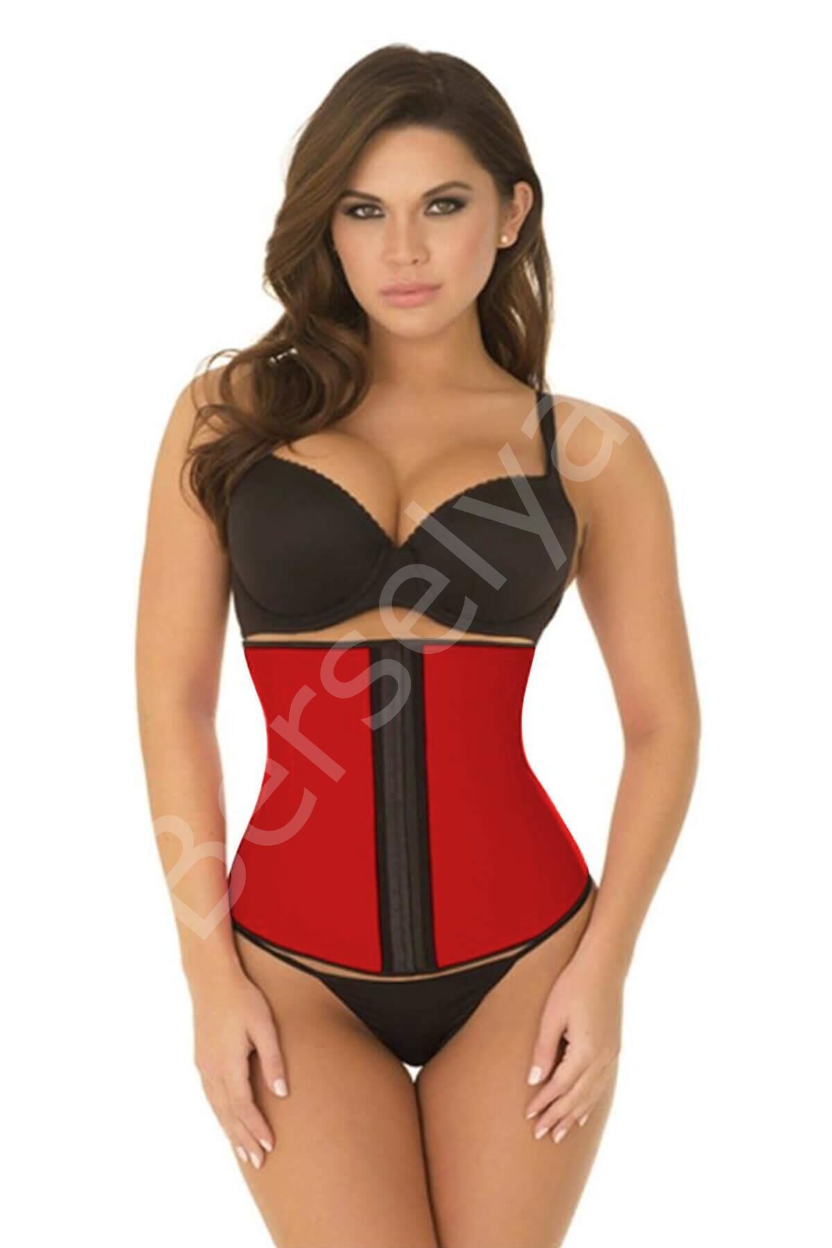 Kırmızı Mı 9161 Agraflı Bel Korse