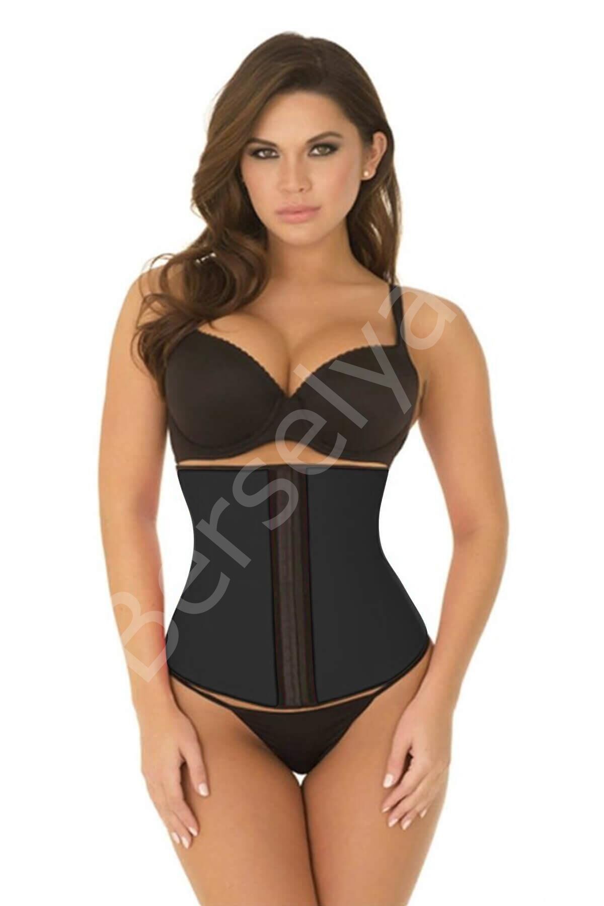 Siyah Mı 9161 Agraflı Bel Korse