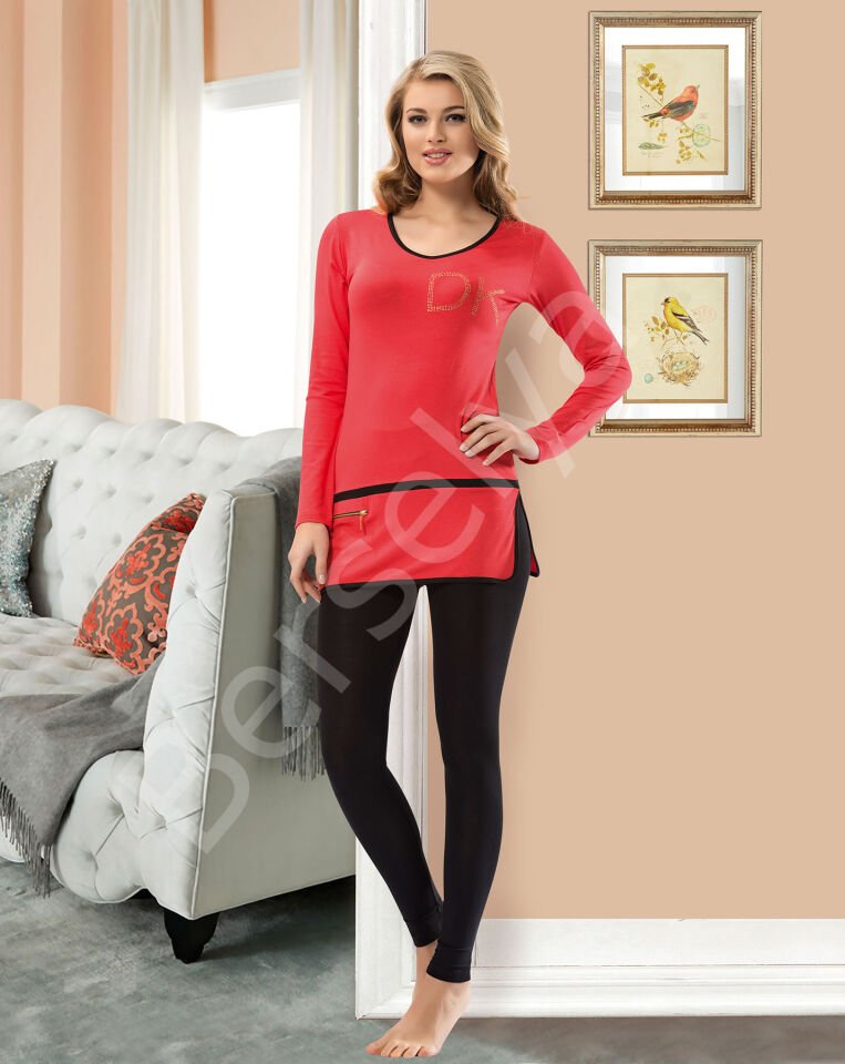 Uzun Kol Kadın Tayt Takım 759