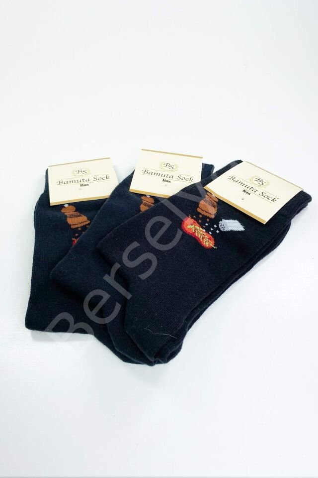 3 Çift Kadın Erkek Unisex Kalın Uzun Çorap