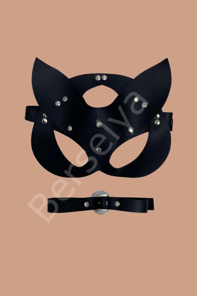 Siyah Maske Ve Siyah Boyun Aksesuarı 800244
