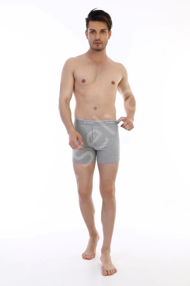 Çift Kaplan 880 Elastanlı Erkek  Boxer
