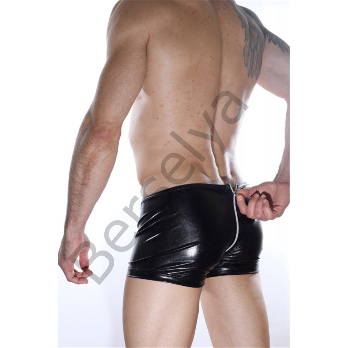 Arkası Fermuarlı Boxer