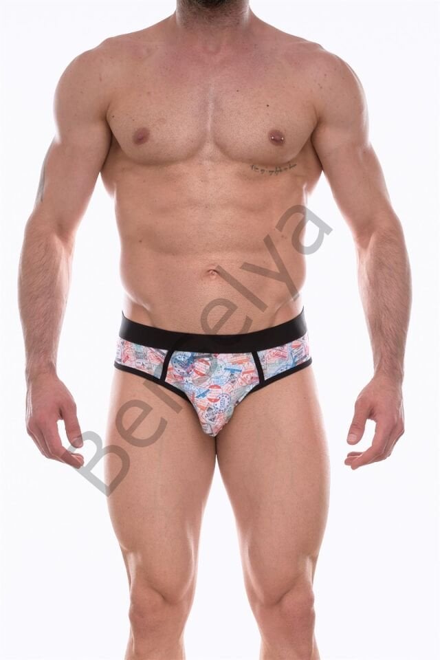 Erkek  Desenli Jockstrap Çamaşır