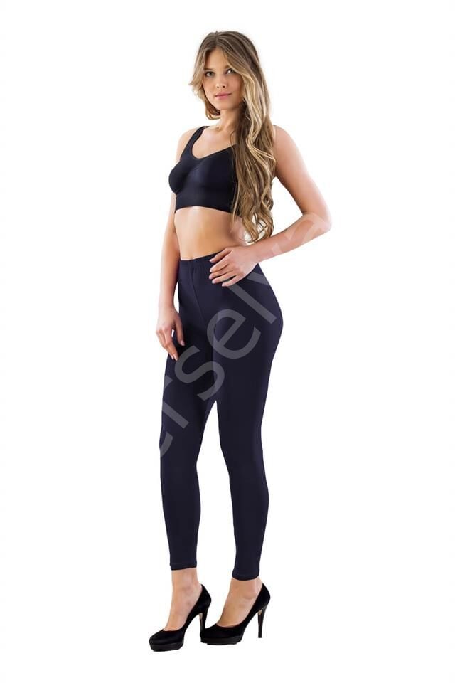 Lacivert Mı Emay 7000 Full Ligralı Uzun Tayt