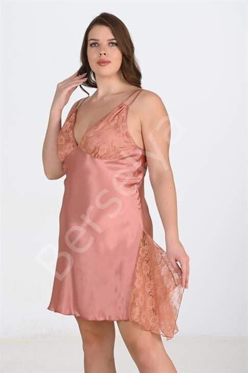 Büyük Beden Bakır Gecelik  2109