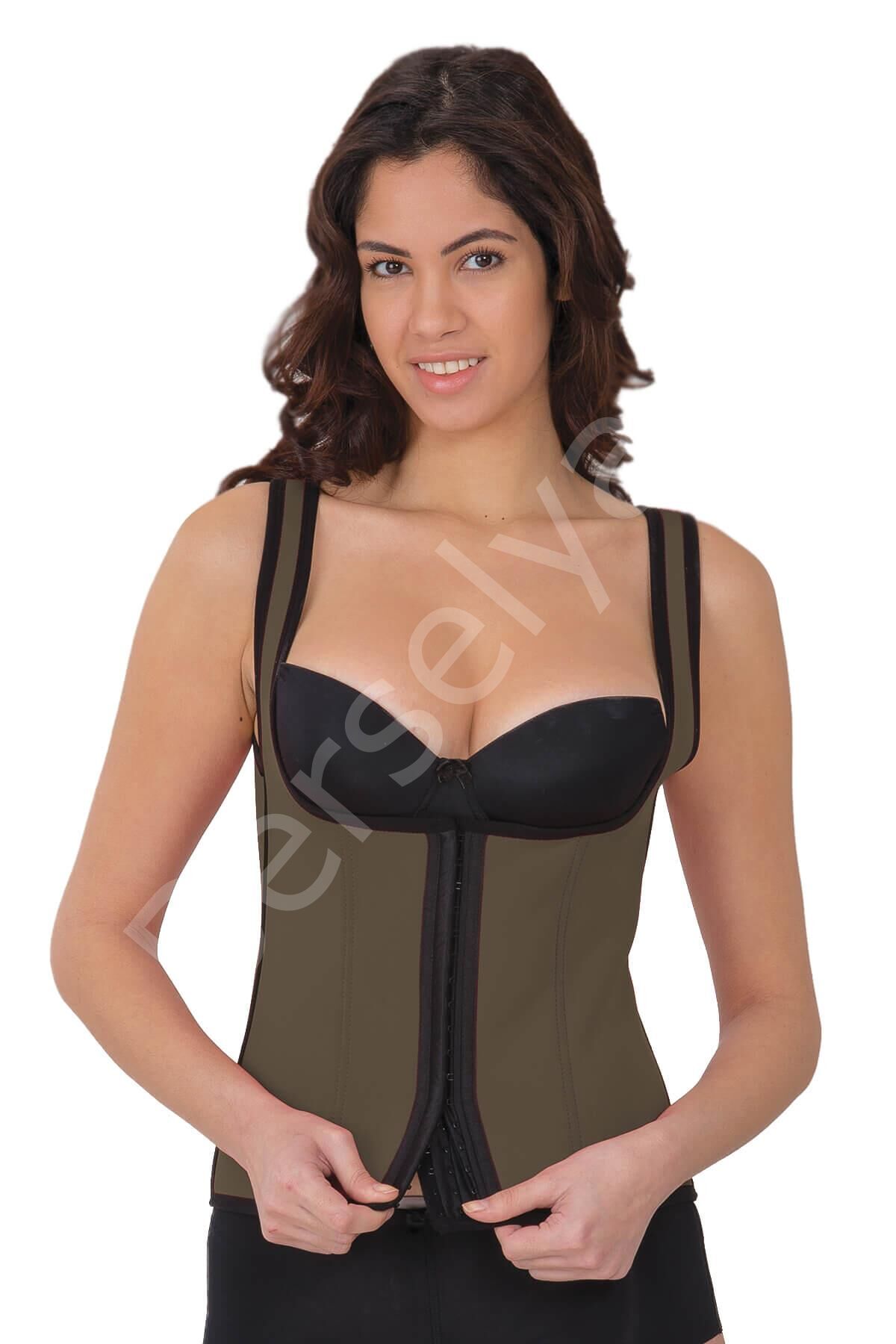 Ten Mı 9173 Agraflı Göğsü Açık Atlet Korse