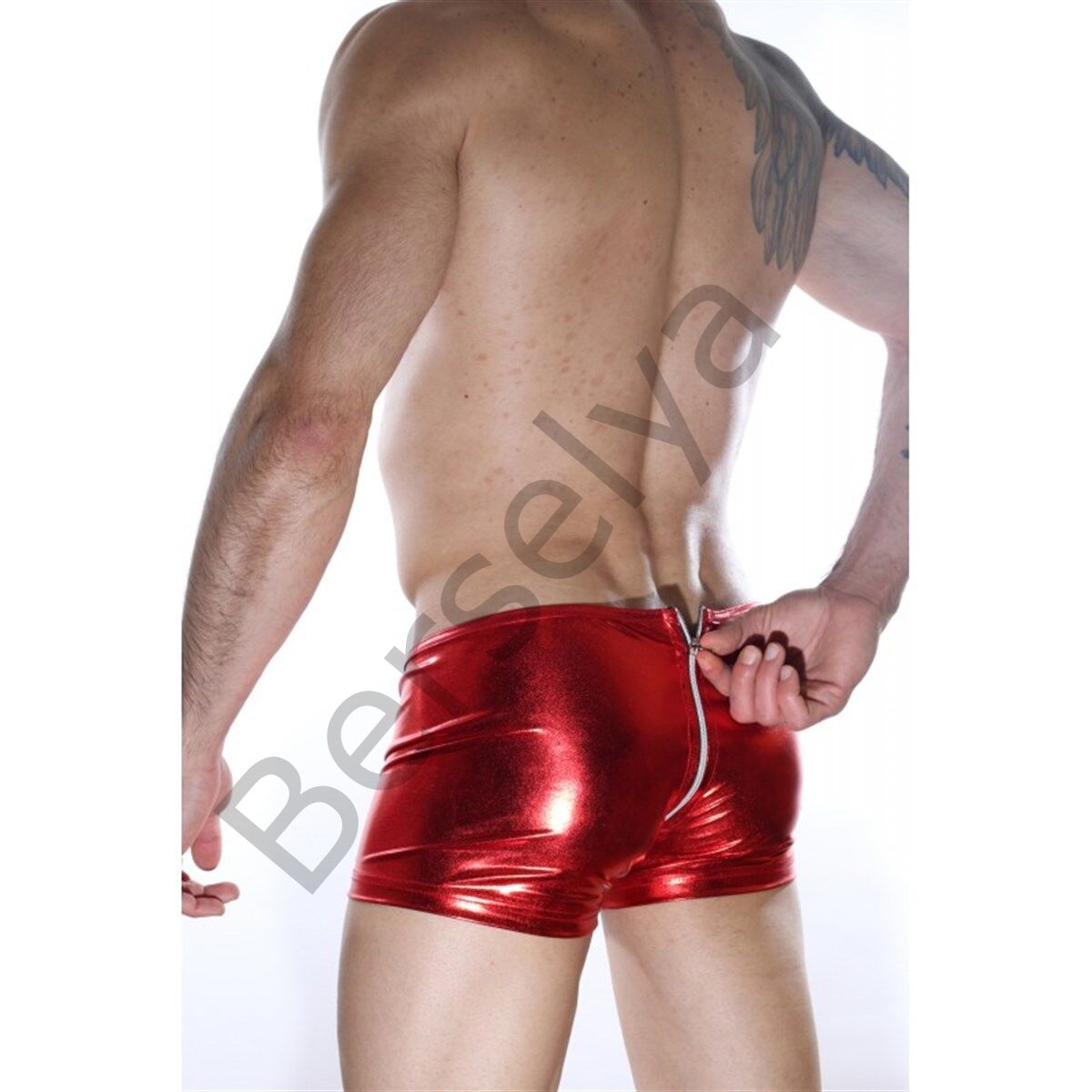 Arkası Fermuarlı Boxer