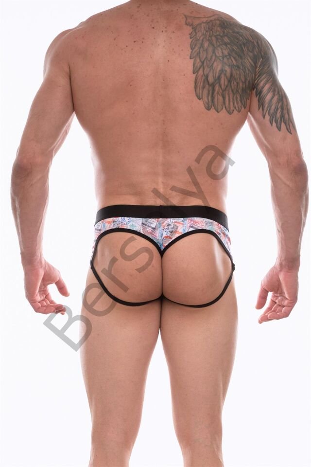 Erkek  Desenli Jockstrap Çamaşır