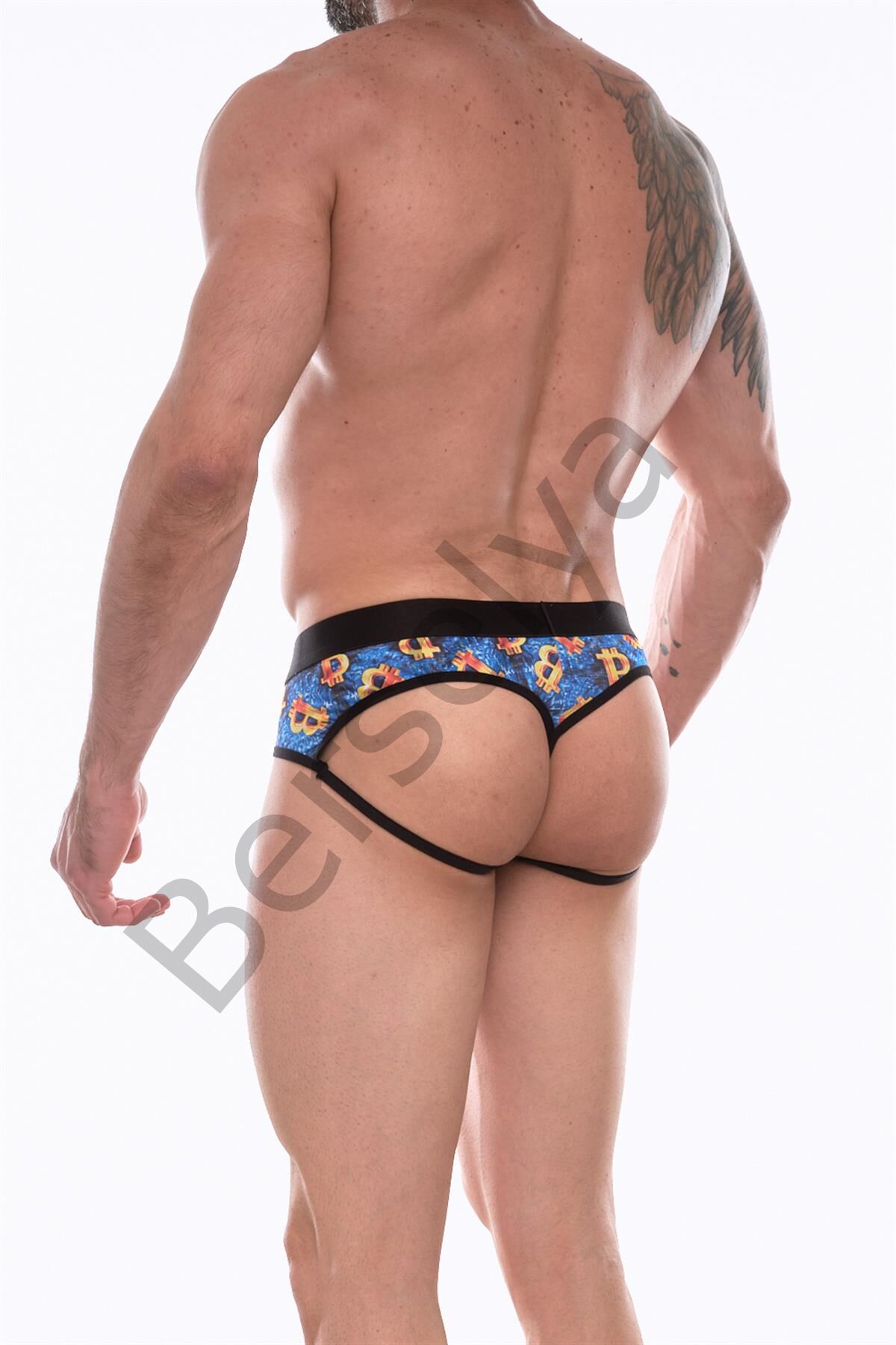 Erkek  Desenli Jockstrap Çamaşır