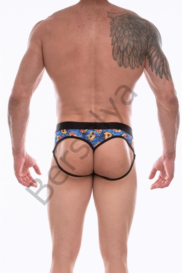 Erkek  Desenli Jockstrap Çamaşır
