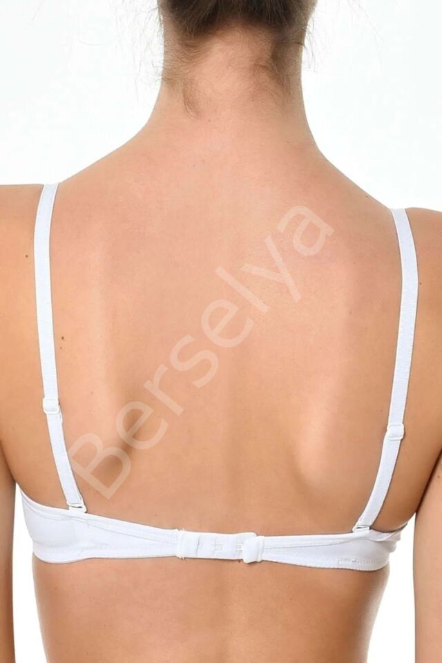 Orkide Kadın Beyaz Boyundan Bağlı Dolgulu Sütyen 4000