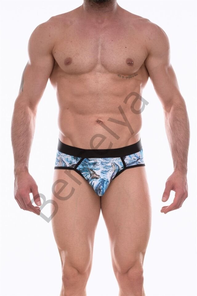 Erkek  Desenli Jockstrap Çamaşır