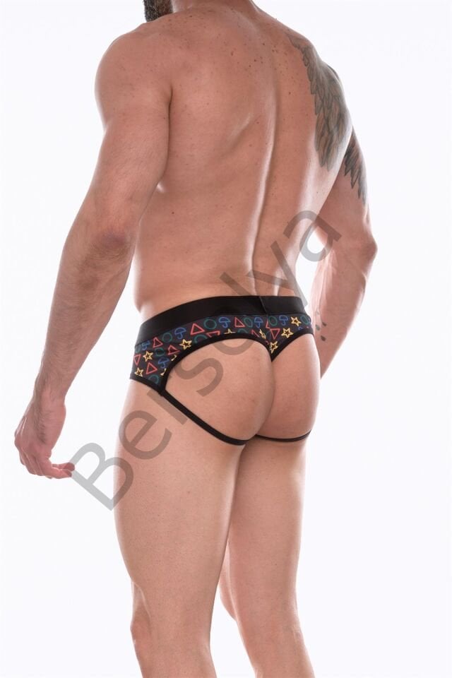 Erkek  Desenli Jockstrap Çamaşır