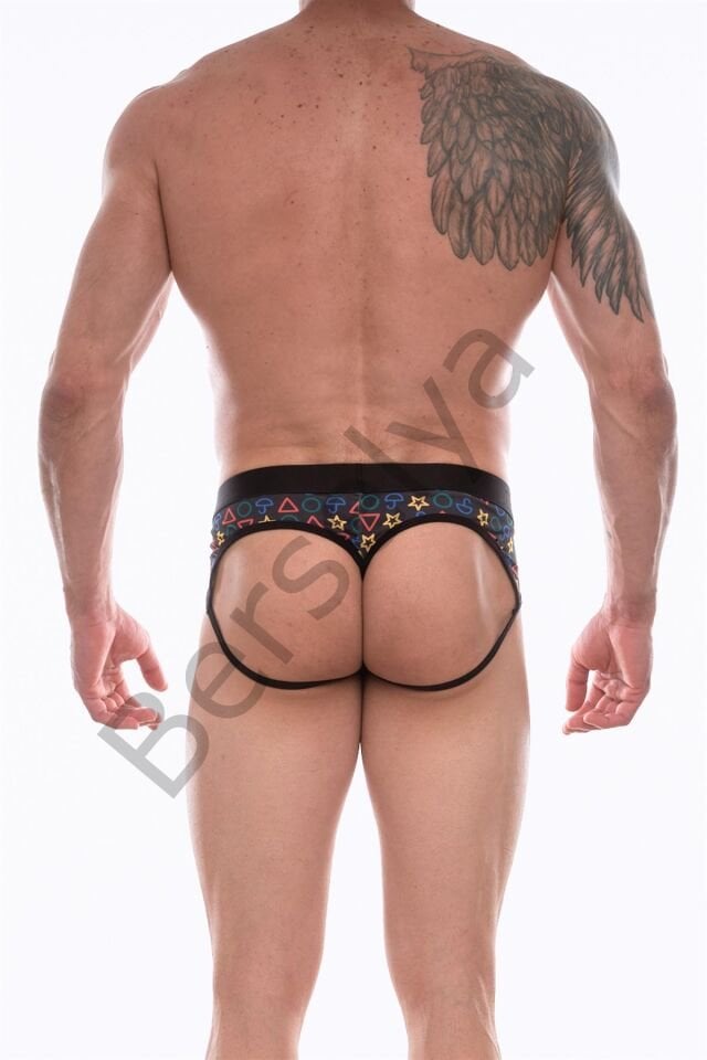 Erkek  Desenli Jockstrap Çamaşır