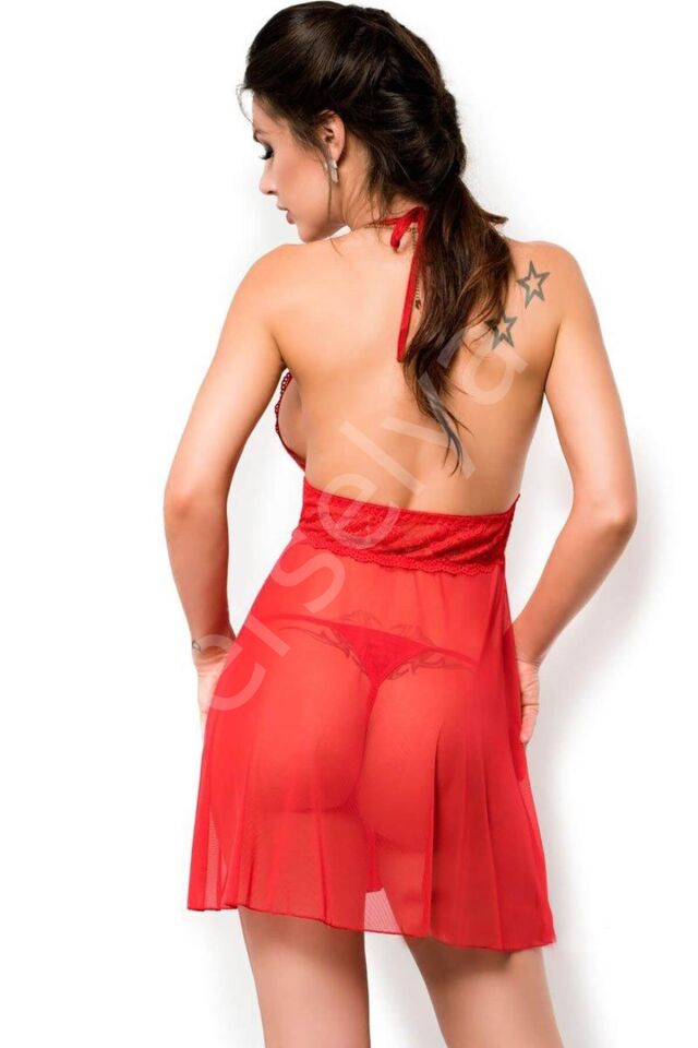 Dantel Detaylı Fantazi Kısa Gecelik 3216