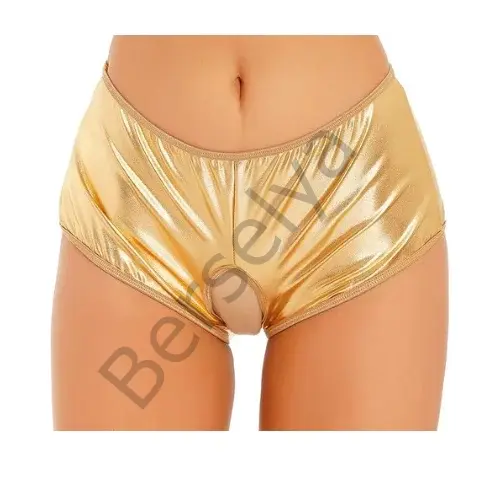 Fantezi Altın Özel Bölgeleri Açık Parlak Külot