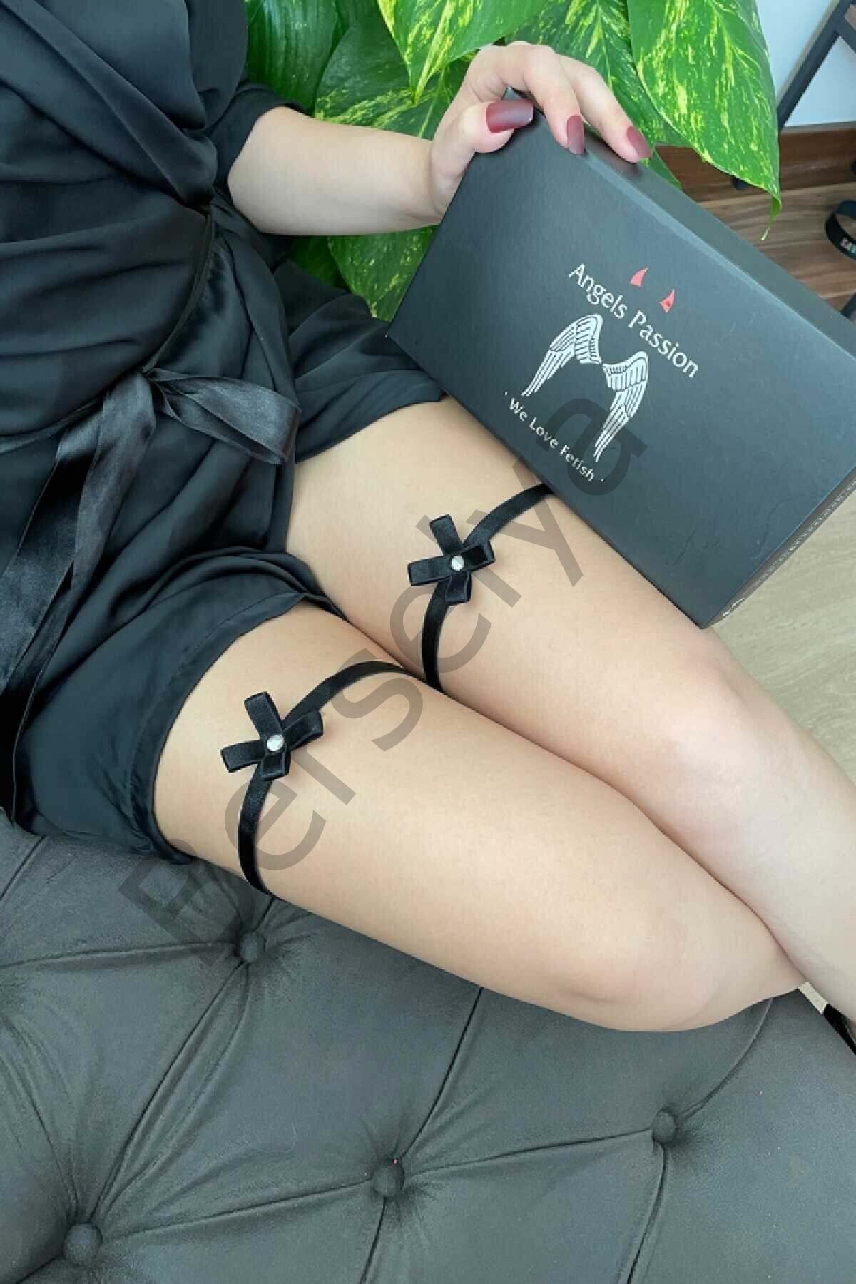 Siyah Şık Bacak Bandı - Brf528