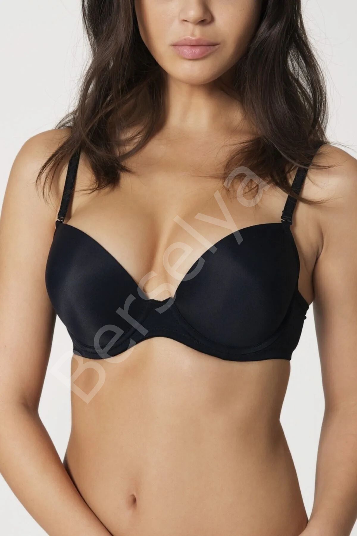 Orkide Kadın Siyah Dolgusuz Basic Sütyen 8300