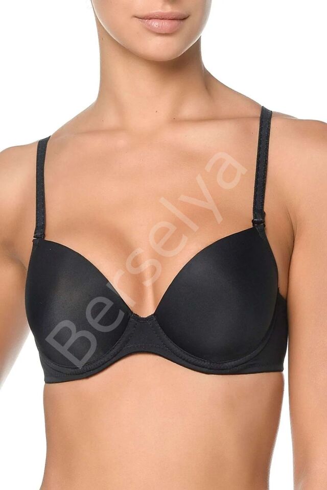 Orkide Kadın Siyah Dolgusuz Basic Sütyen 8300