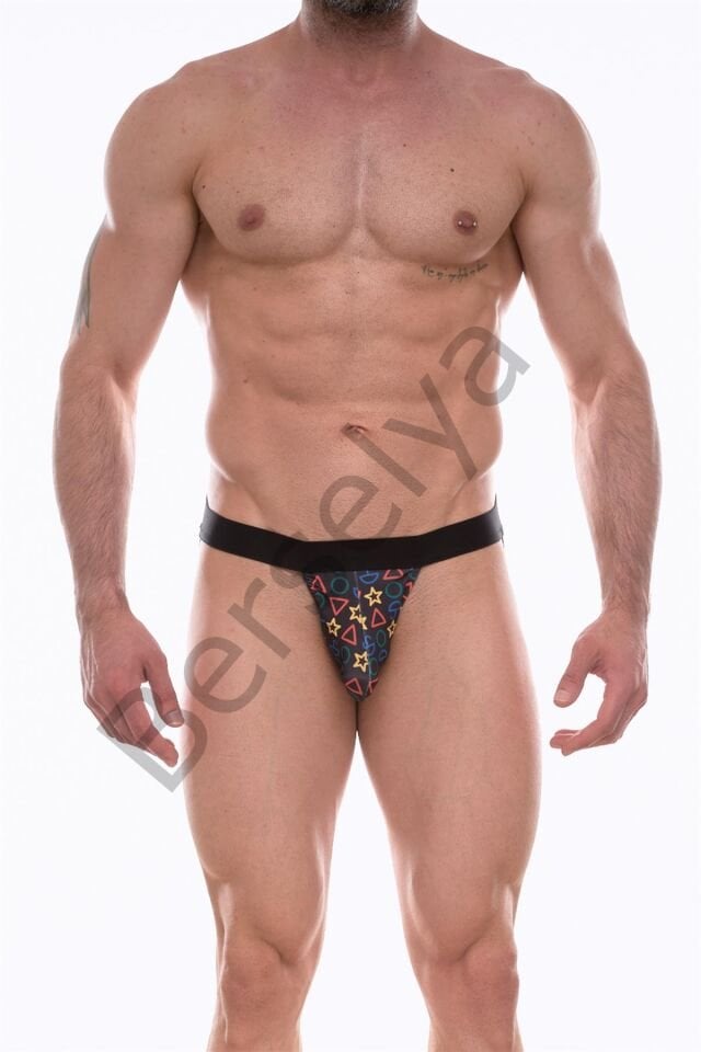 Erkek  Desenli Jockstrap Çamaşır
