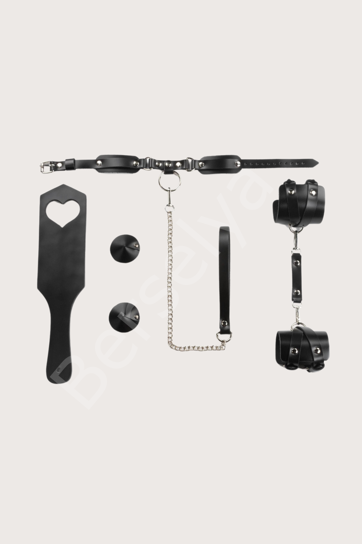 6 Lı Harness Deri Fantezi Sexi Kostüm Özel Tasarım Premium Siyah Model 800717s