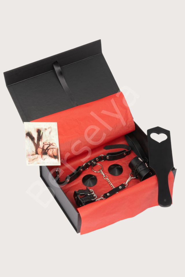 6 Lı Harness Deri Fantezi Sexi Kostüm Özel Tasarım Premium Siyah Model 800717s