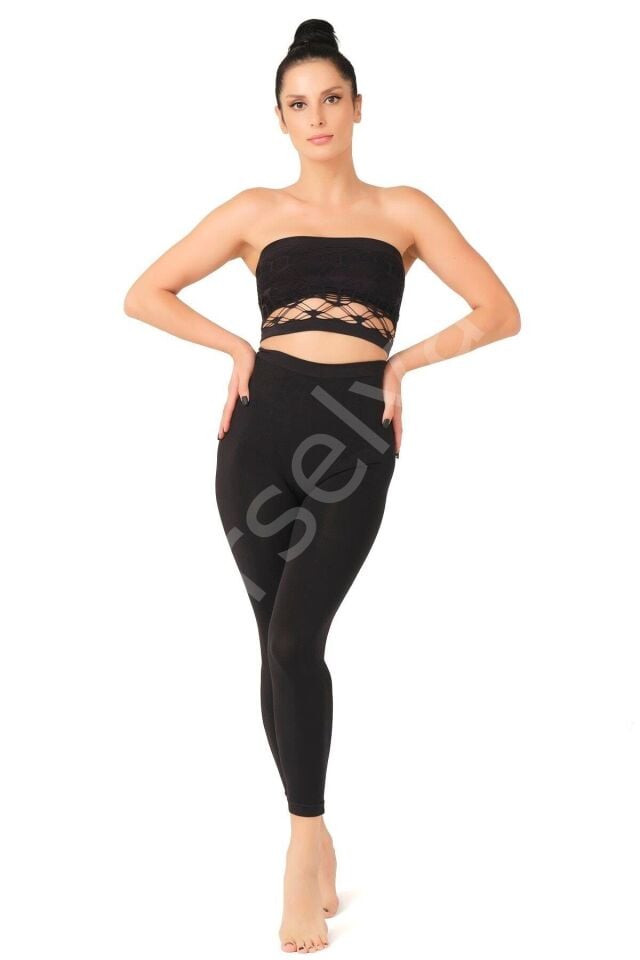 Siyah Mı Emay 3810 Tayt Korse