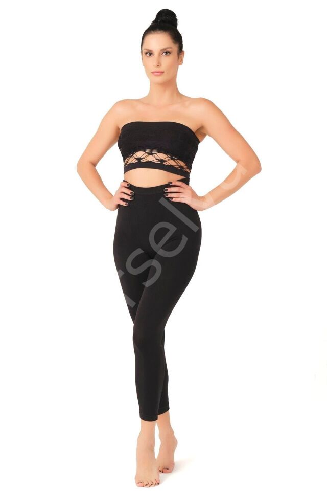 Siyah Mı Emay 3810 Tayt Korse