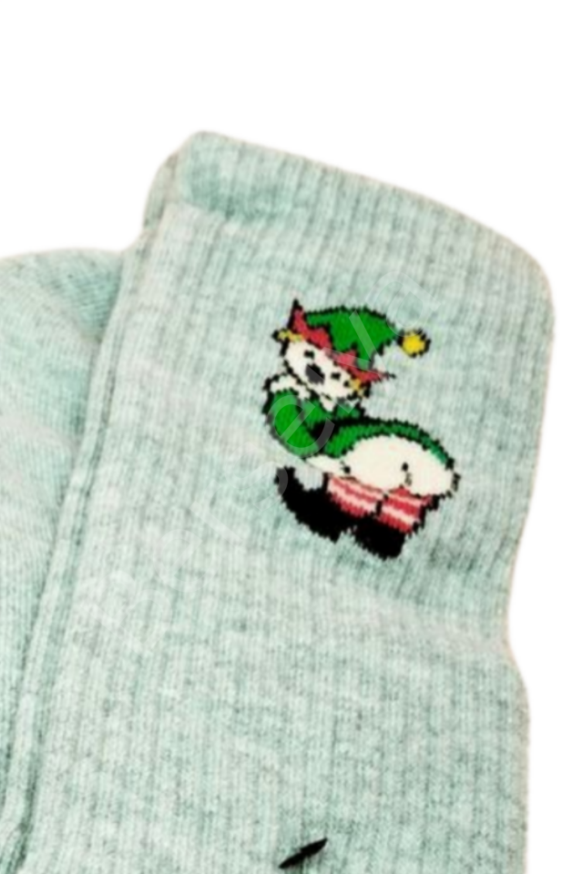 Neşeli Kolaj Çorap Popo Baskılı Esprili Kolej Çorap 2 Çift