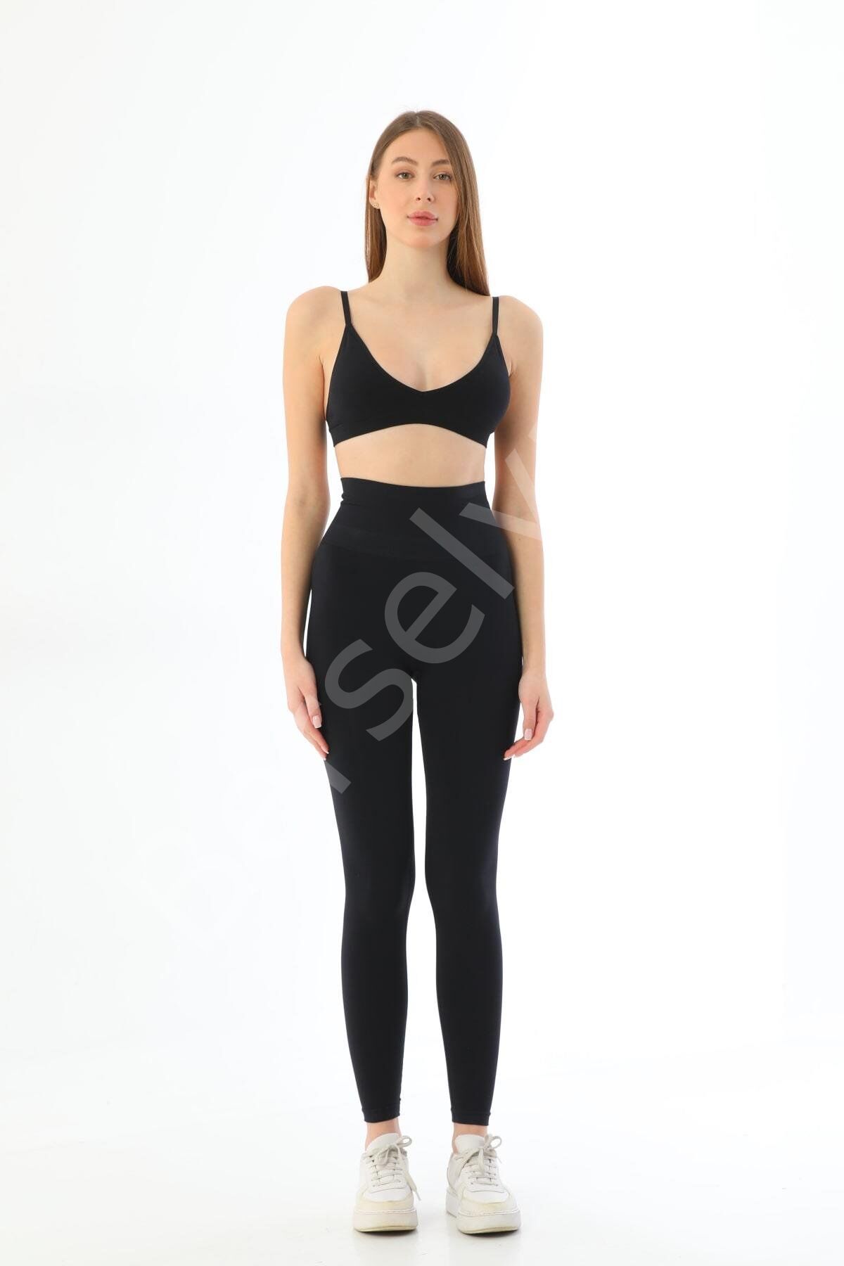 Siyah Mı 3905 Yüksek Bel Toparlayıcı Tayt