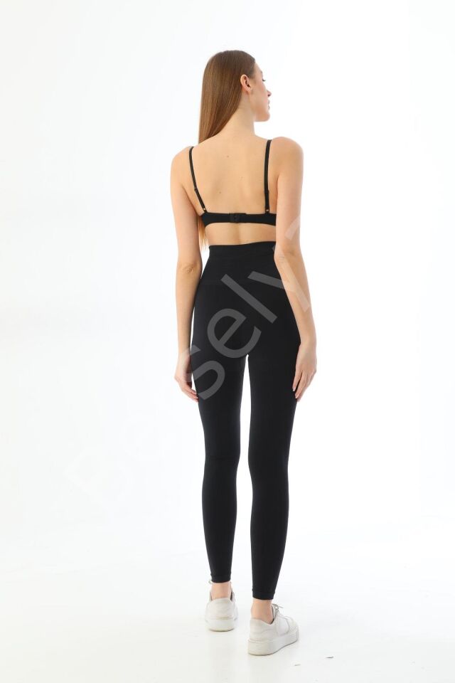 Siyah Mı 3905 Yüksek Bel Toparlayıcı Tayt