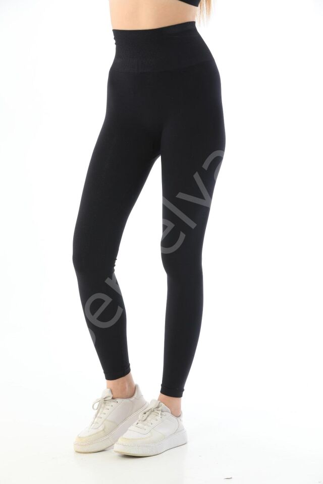 Siyah Mı 3905 Yüksek Bel Toparlayıcı Tayt