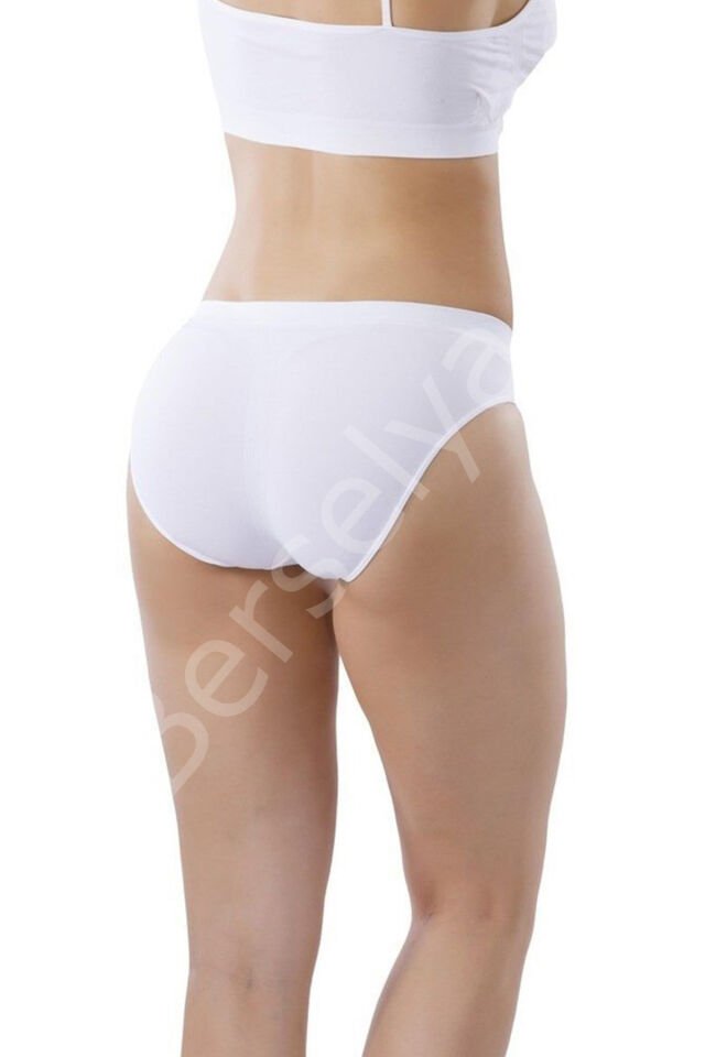 Dikişsiz İz Yapmaz Bayan Slip Külot 11000 Beyaz