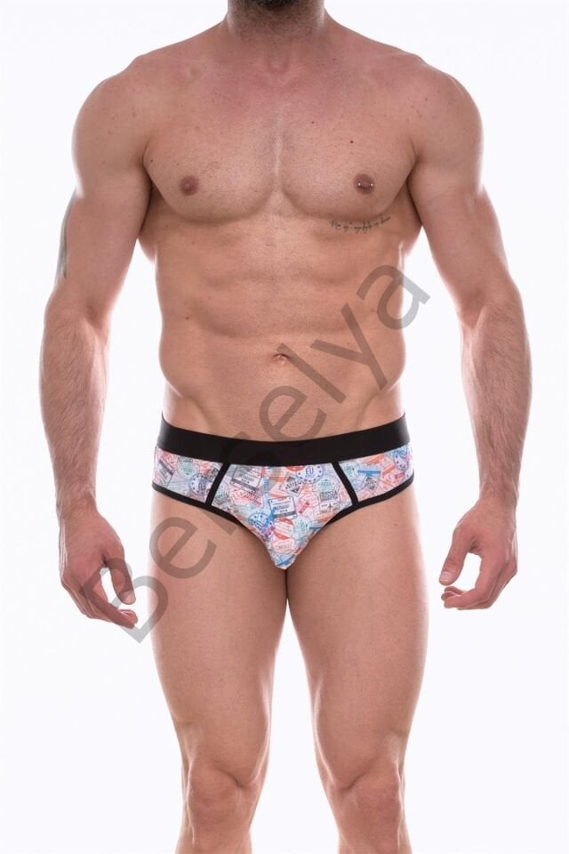 Erkek  Desenli Jockstrap Çamaşır
