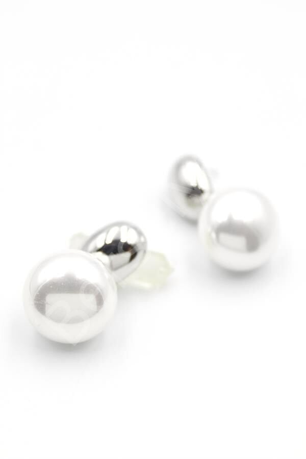 İncili Küpe - Gümüş