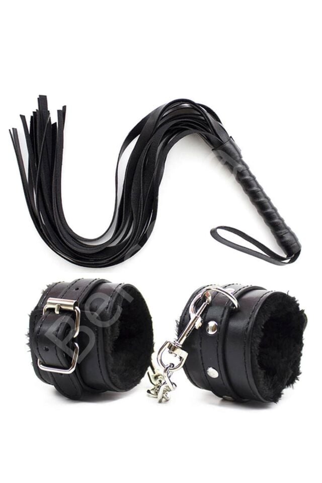 Fantazi Kırbaç Kelepçe Seti