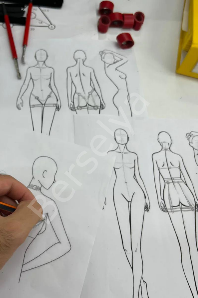 Ayak Kelepce Deri Harness Fantezi Sexi Şık Model 800781