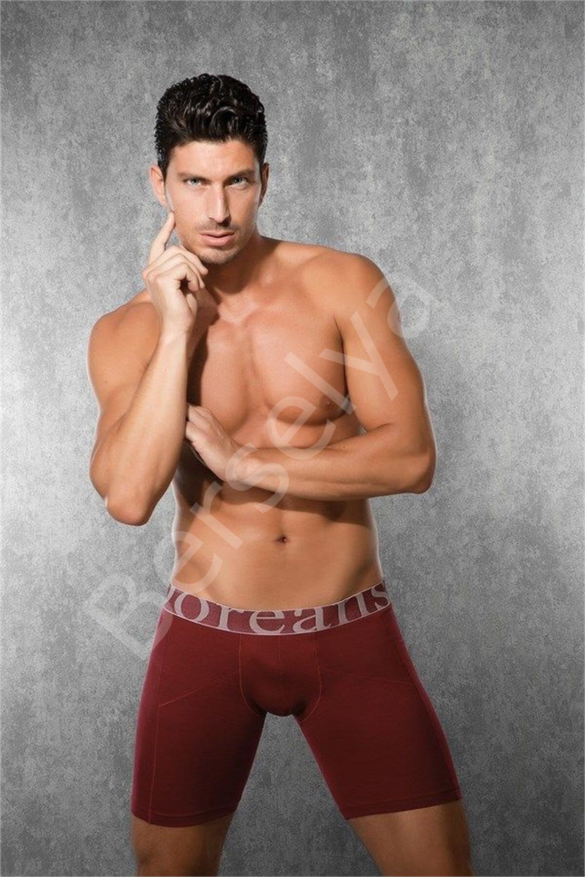 Doreanse Paçalı Boxer Erkek  Yazılı 1782