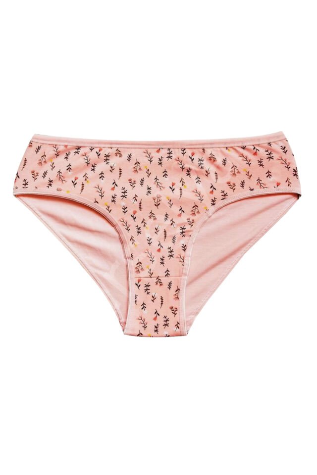 Pamuklu Geniş Kenarlı Likralı Desenli Bato Kadın Külot 3'lü Paket Set3