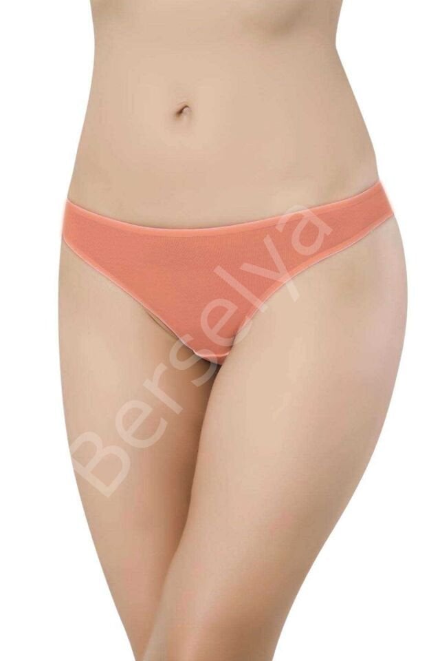 6 Adet Likralı Kadın Slip Külot Leopar Pudra Fuşya