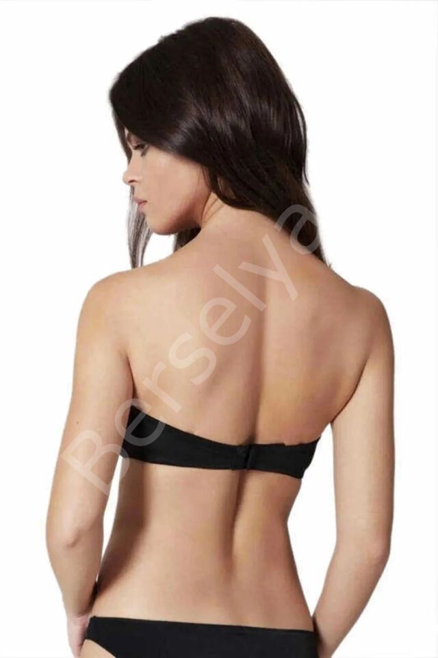 Orkide Kadın Siyah Push-up Dolgulu Straples Sütyen 2850
