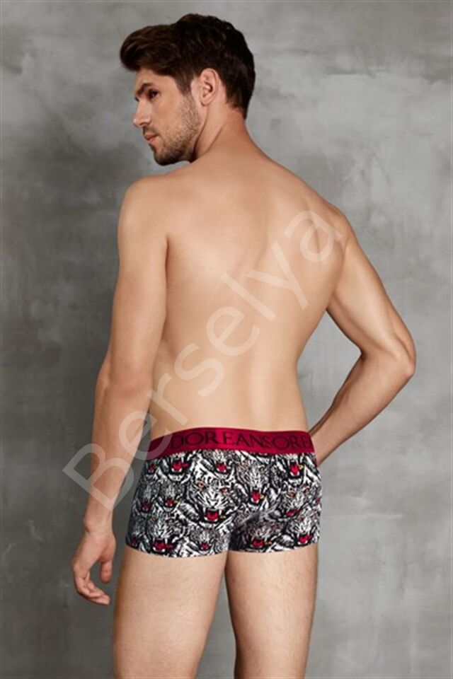 Doreanse Erkek  Modal Baskılı Mini Paça Boxer 1712