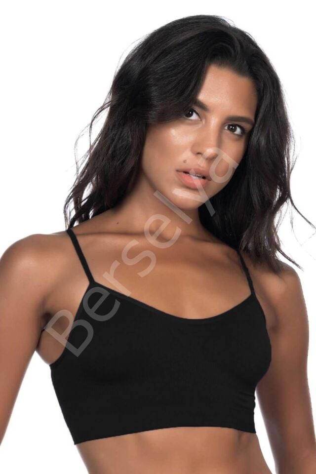 Siyah Mı Emay 4003 Soft İp Askı Büstiyer