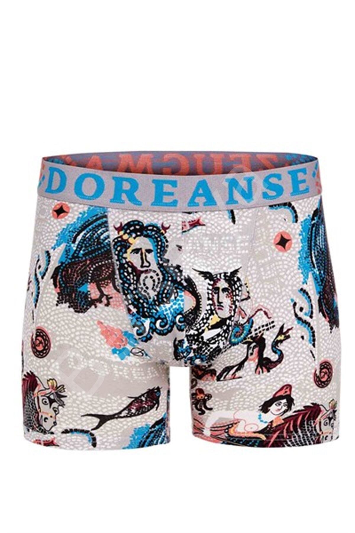 Doreanse Erkek  Modal Baskılı  Boxer 1806
