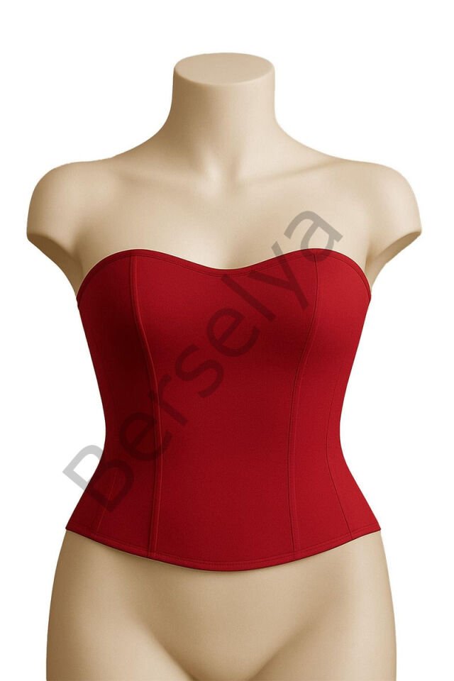 Emay 9155 Terletici Büstiyer KIRMIZI - XL